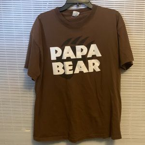 Brown Papa bear shirt